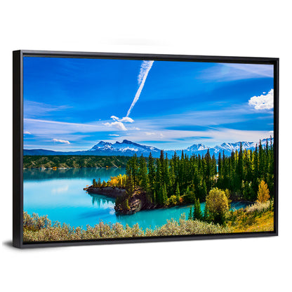 Abraham Lake Shoreline Wall Art