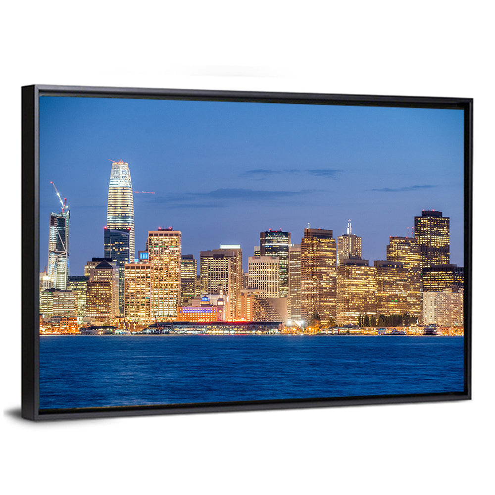 San Francisco Skyline at Twilight Wall Art