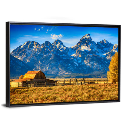 Moulton Barn Sunrise, Grand Tetons Wall Art