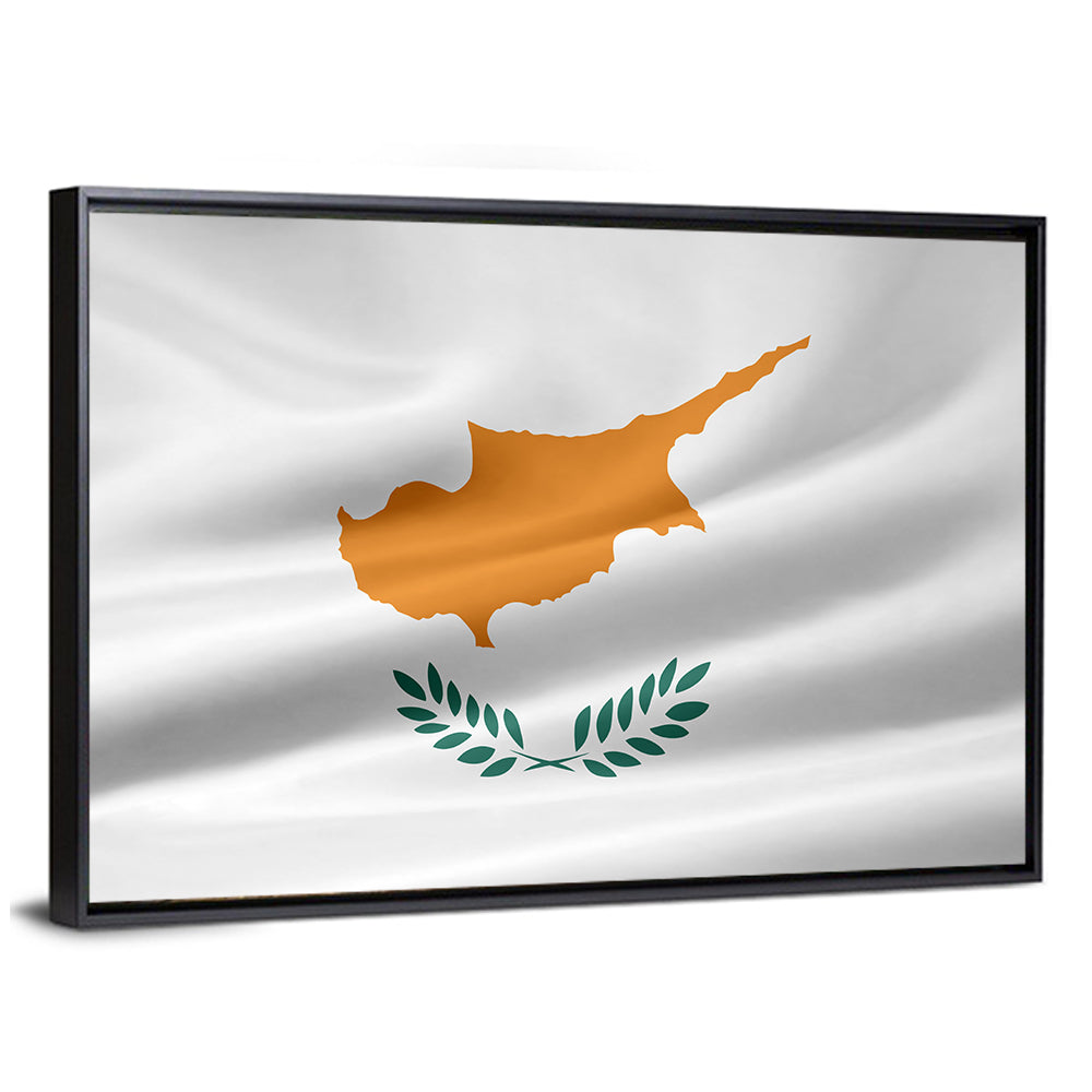 Cyprus Flag Emblem Wall Art