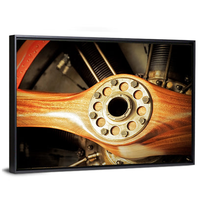 Vintage Wooden Propeller Wall Art