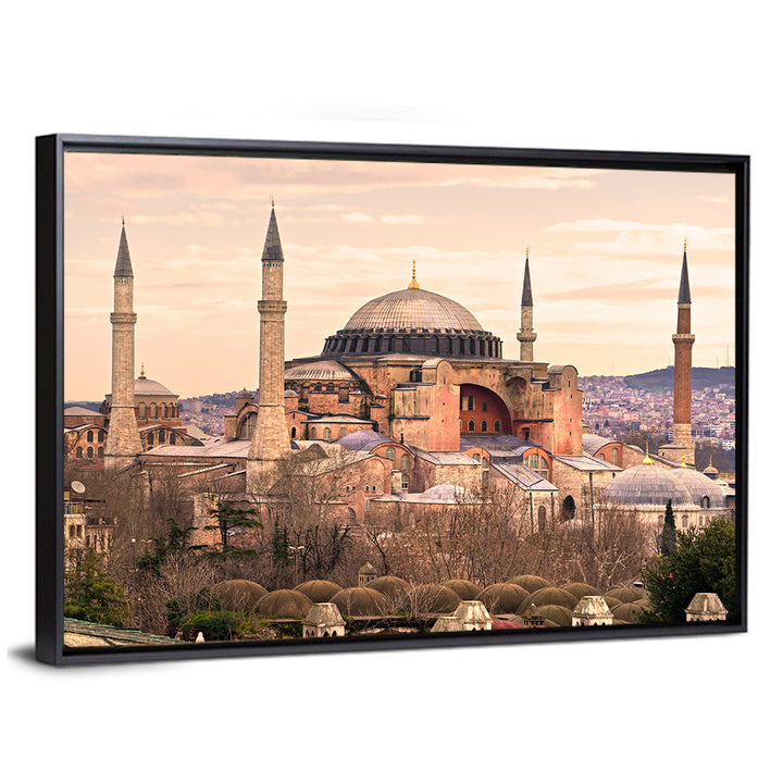 Hagia Sophia Dome and Minarets Wall Art
