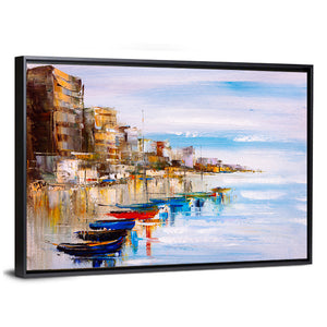 Harbor Oil Painting Wall Art