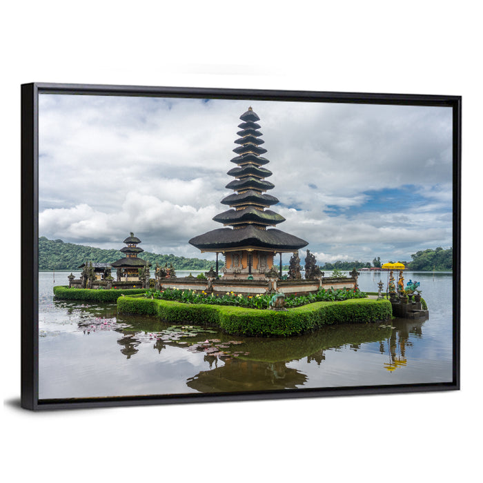 Pura Ulun Danu Bratan, Bedugul Wall Art as a framed canvas