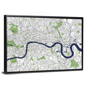 London City Map Wall Art