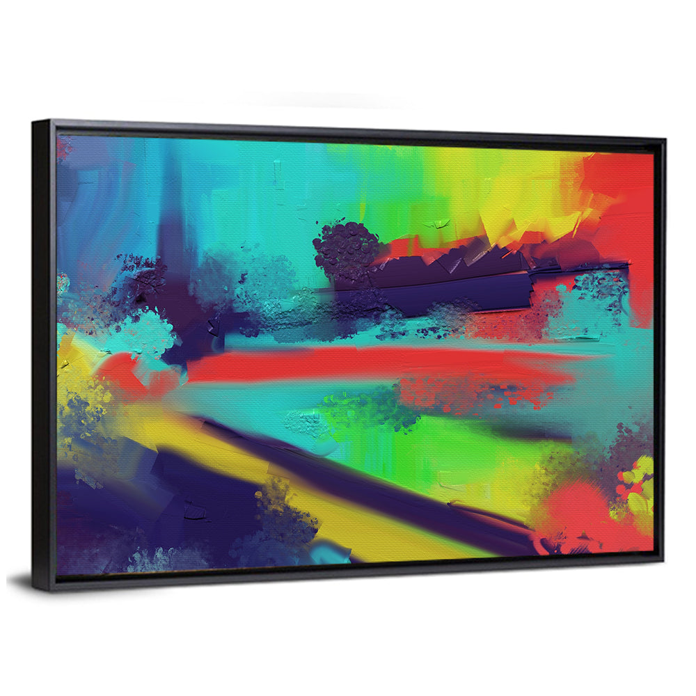 Vibrant Abstract Color Study Wall Art