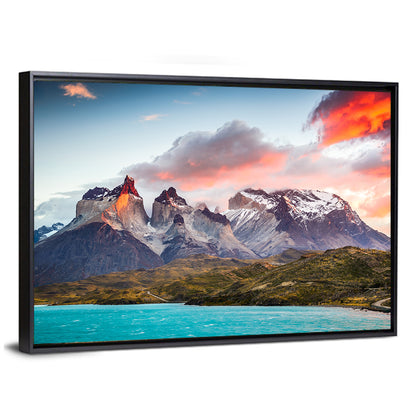 Torres Del Paine Sunset Wall Art