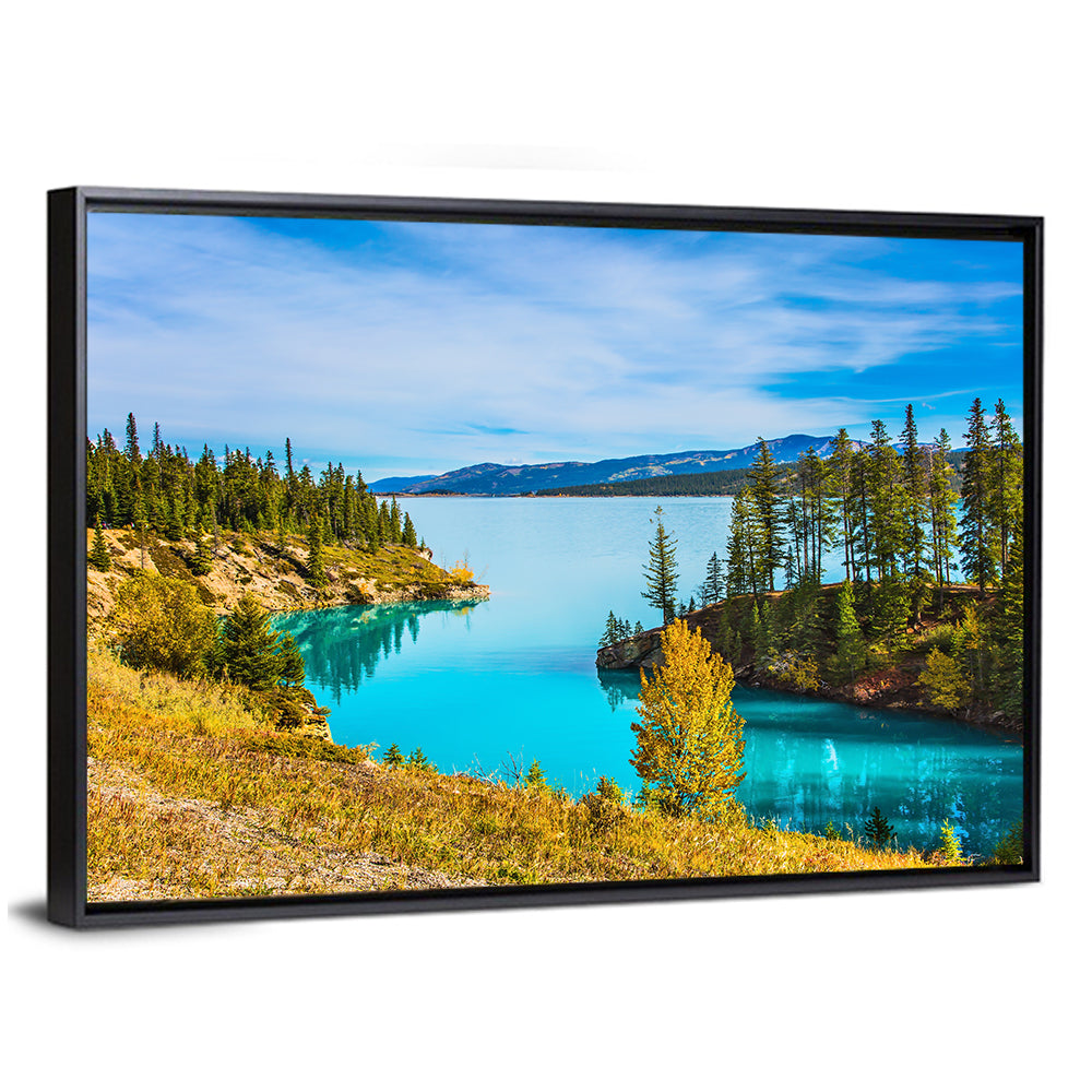 Abraham Lake Autumn Landscape Wall Art