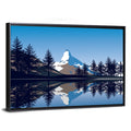 Alpine Lake Under the Matterhorn Wall Art