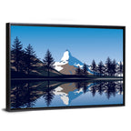 Alpine Lake Under the Matterhorn Wall Art