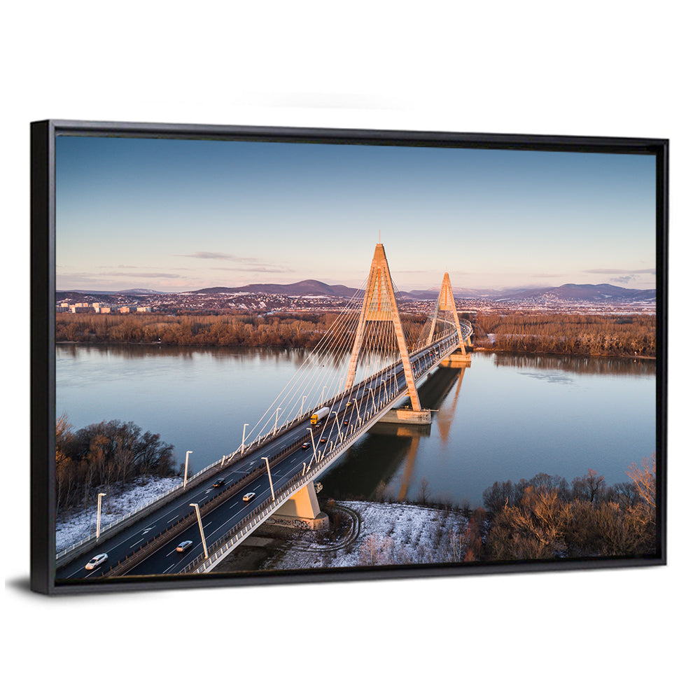 Megyeri Bridge Over the Danube Wall Art
