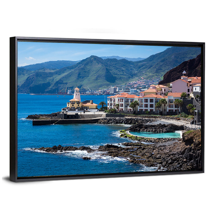 Quinta Do Lorde Village Wall Art as a framed canvas