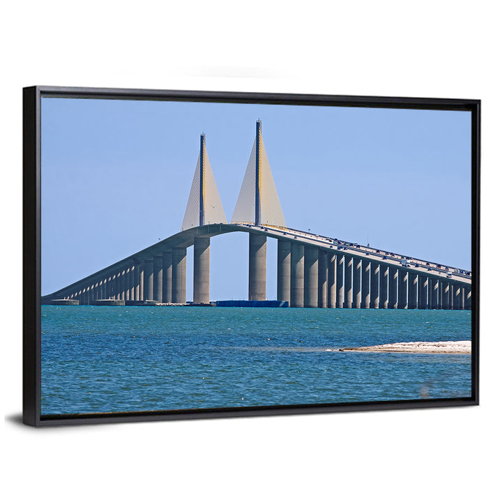 Sunshine Skyway Bridge, Cable-stayed View Wall Art