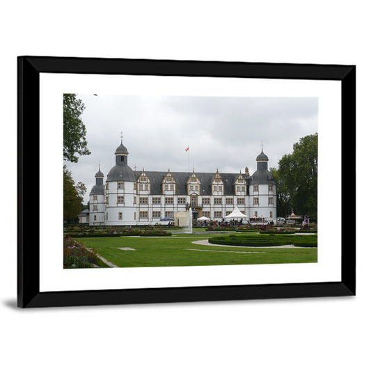 White Castle In Paderborn Germany Wall Art