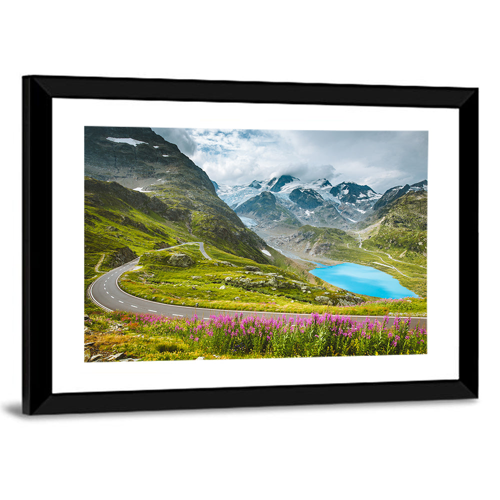 Winding Road Through the Swiss Alps Wall Art