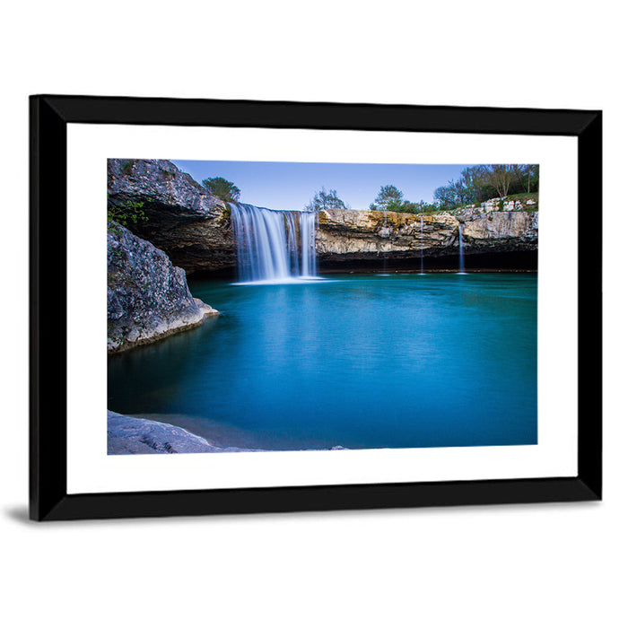 Zarecki Krov Waterfall, Croatia Wall Art as a framed print