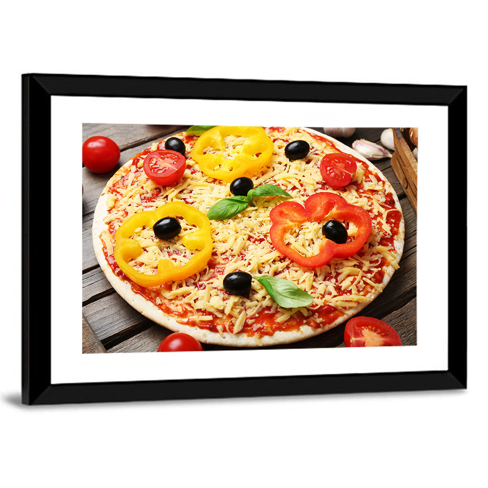 Food Ingredients For Pizza Wall Art