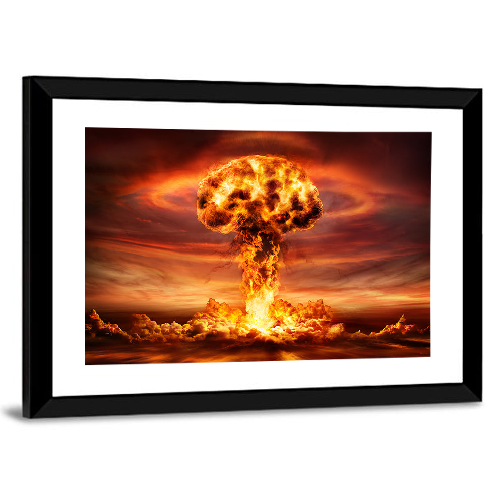 Nuclear Mushroom Cloud Wall Art