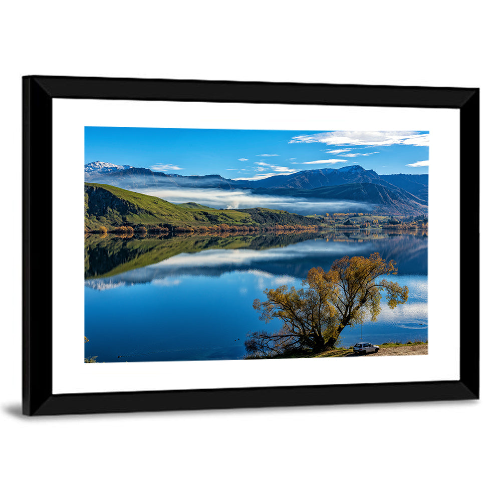 Lake Hayes Autumn Reflection Wall Art