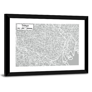 Tokyo Map Wall Art