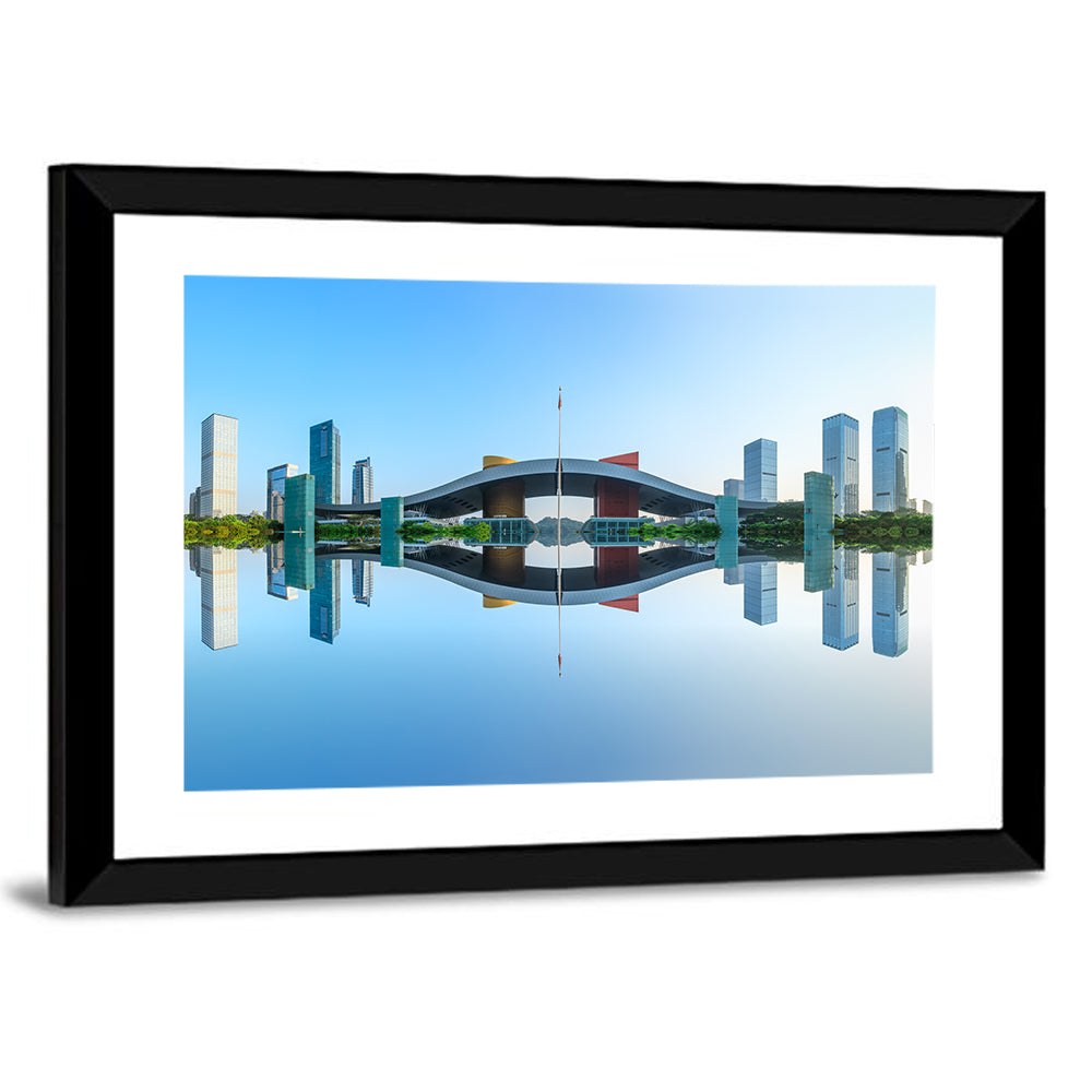 Shenzhen Civic Center at Sunrise Wall Art