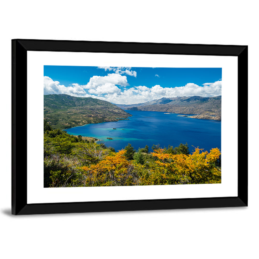 Lake Cochrane Autumn Shore Wall Art