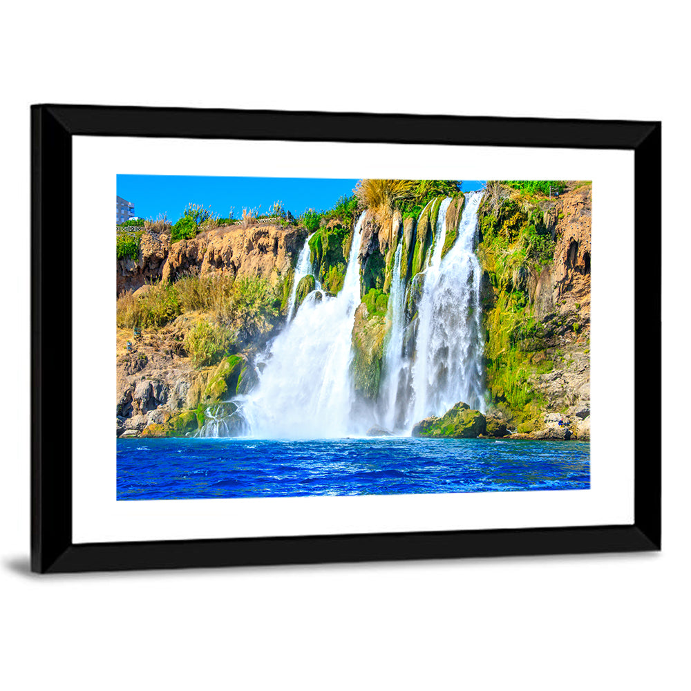 Duden Waterfalls Cliffside, Antalya Wall Art