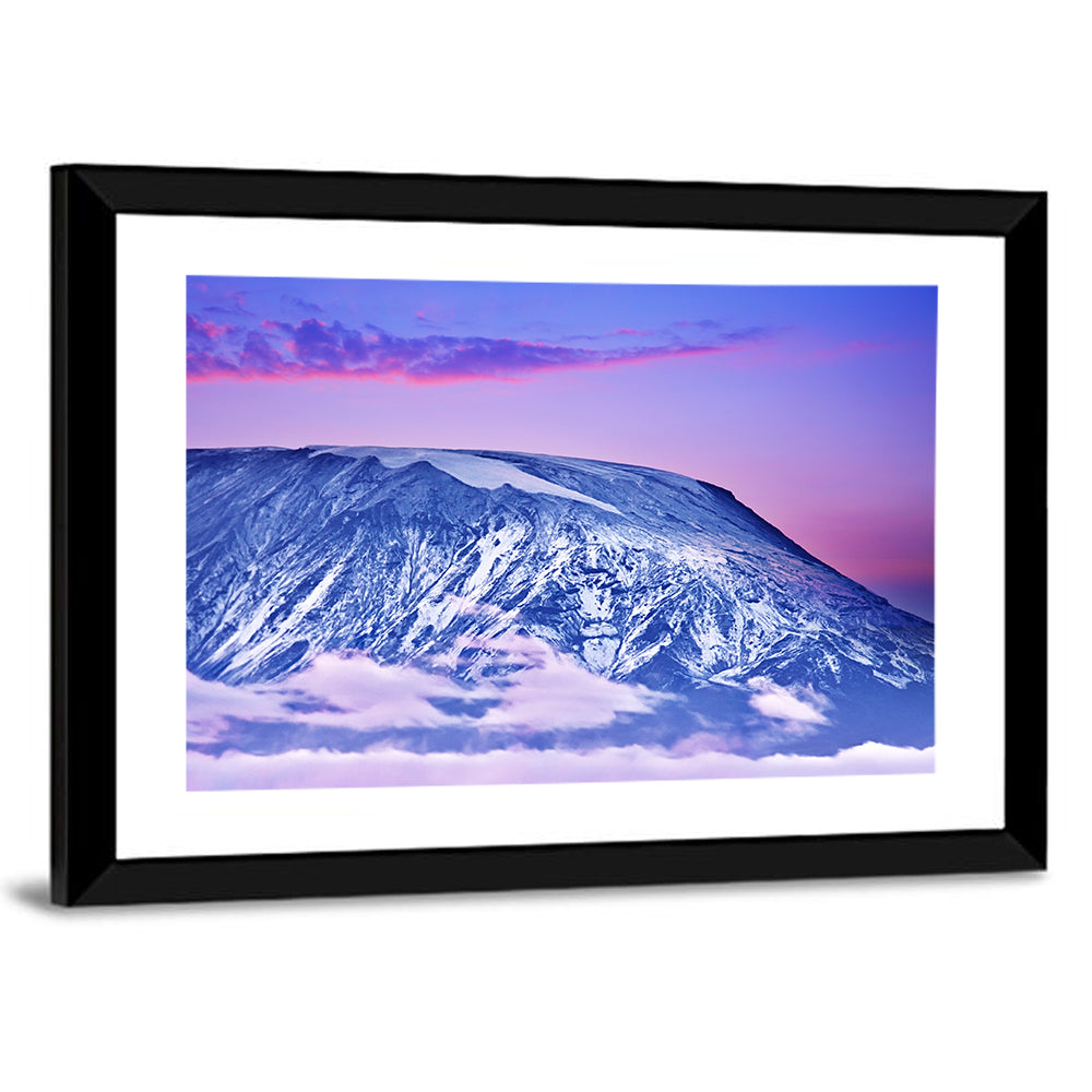 Purple Dusk Over Kilimanjaro Wall Art