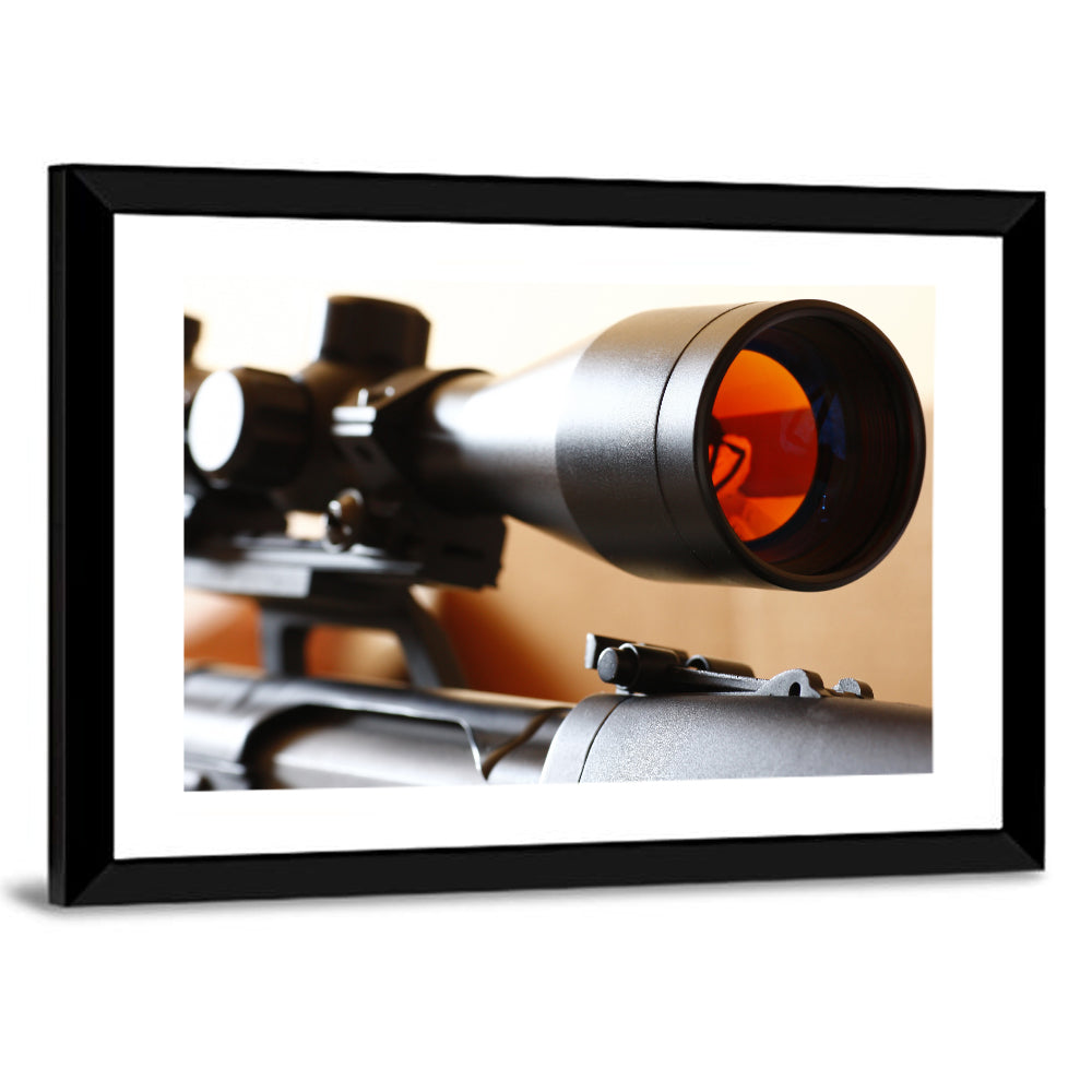 Sniper Scope Close Up Wall Art