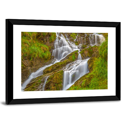 Tiered Waterfall in Val D'aosta Wall Art