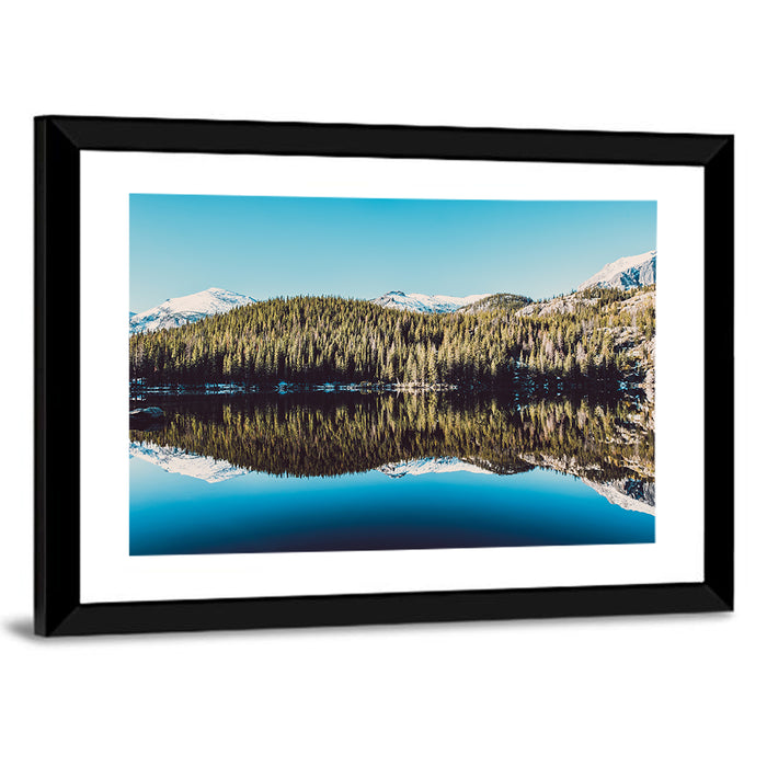 Bear Lake Reflection, Colorado Wall Art as a framed print