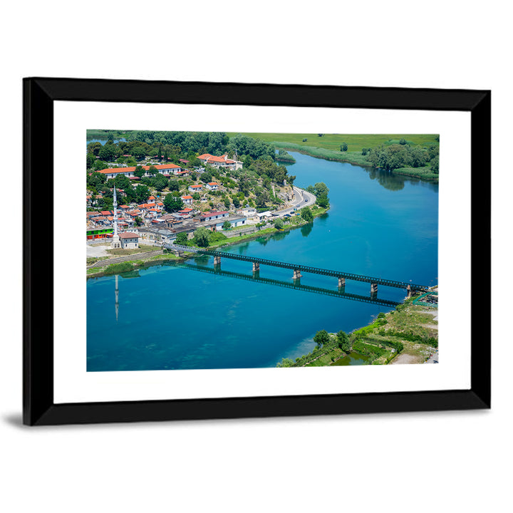 Rozafa Fortress Over Buna River Wall Art