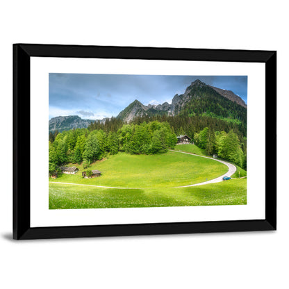 Berchtesgaden Meadow Road Wall Art