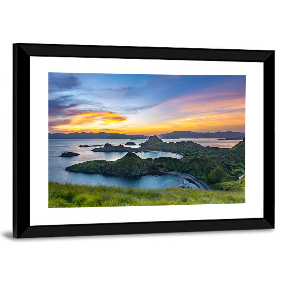 Padar Island At Sunset Indonesia Wall Art