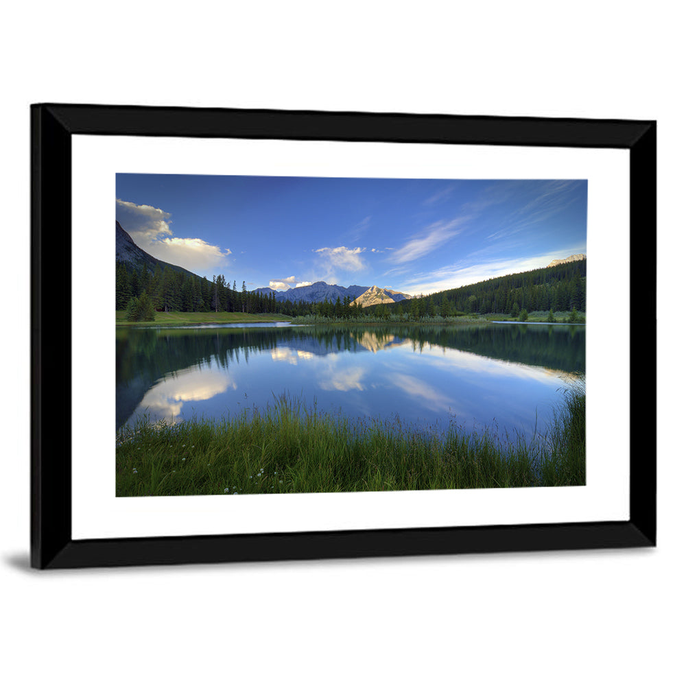 Cascade Ponds Reflection Banff Wall Art