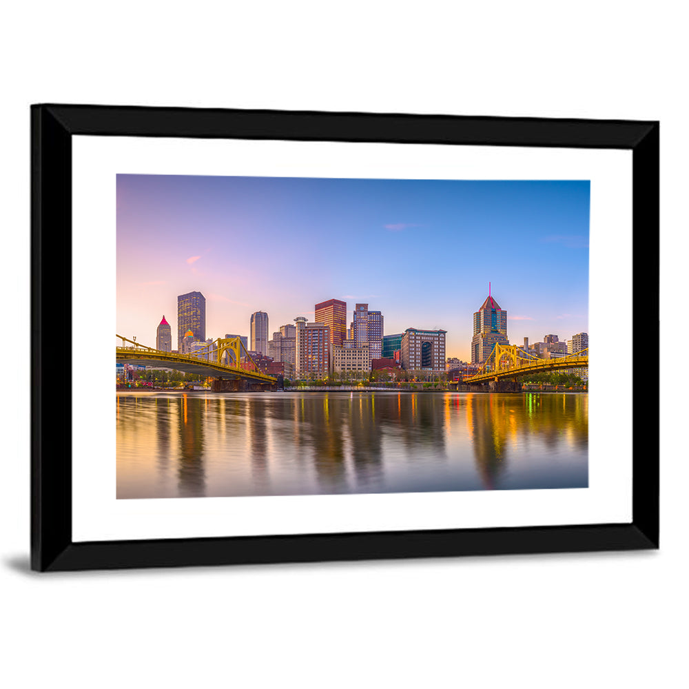 Allegheny River at Twilight Wall Art