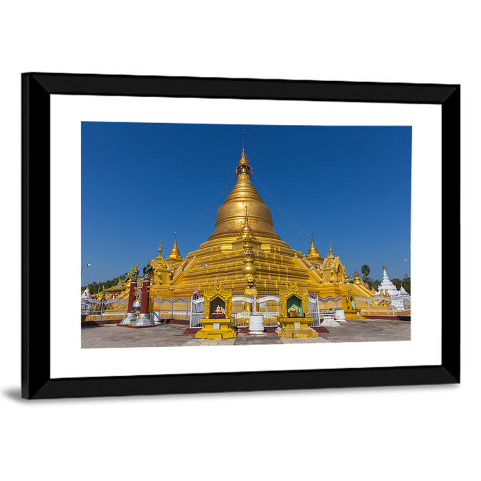 Kuthodaw Pagoda, Mandalay Wall Art as a framed print