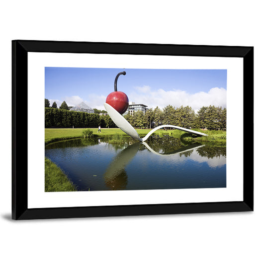 Spoonbridge In Minneapolis Sculpture Garden Wall Art