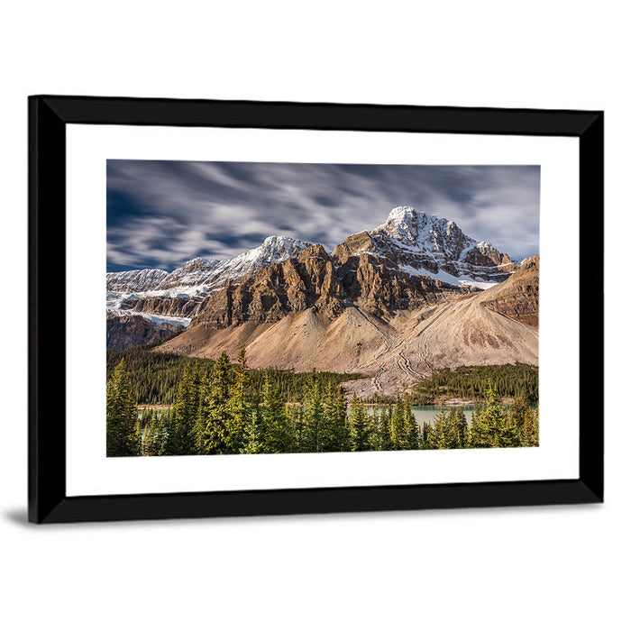 Mont Crowfoot, Alberta Wall Art as a framed print