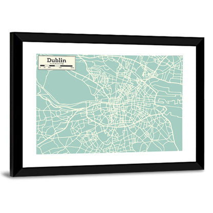Dublin Map Wall Art