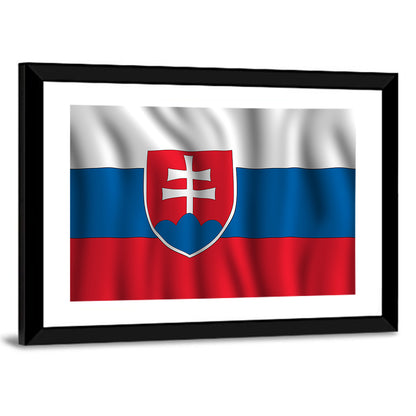 Flag Of Slovakia Wall Art