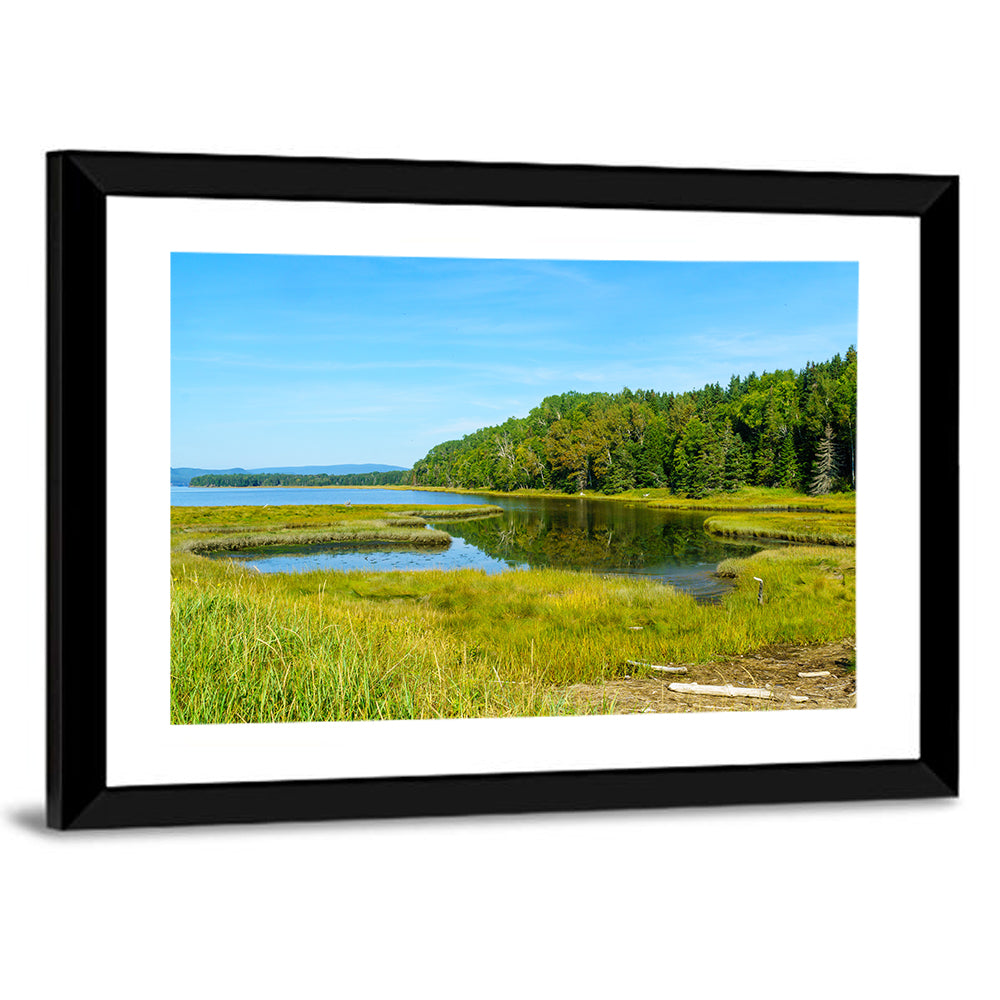 Forillon Lake and Meadow, Quebec Wall Art