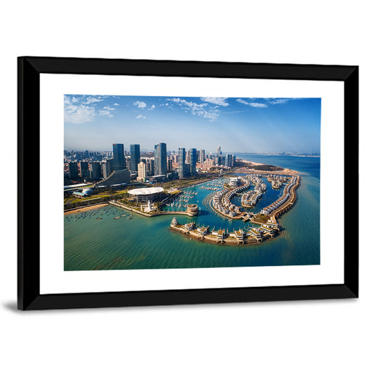 Xiamen Wuyuan Bay Skyline Wall Art