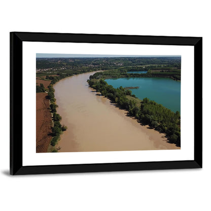Garonne River and Cadillac Lake Wall Art