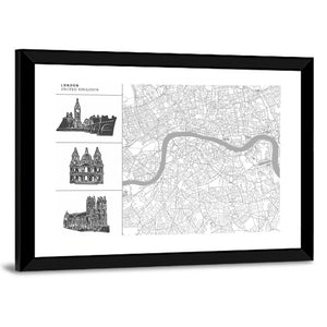 London City Map Wall Art