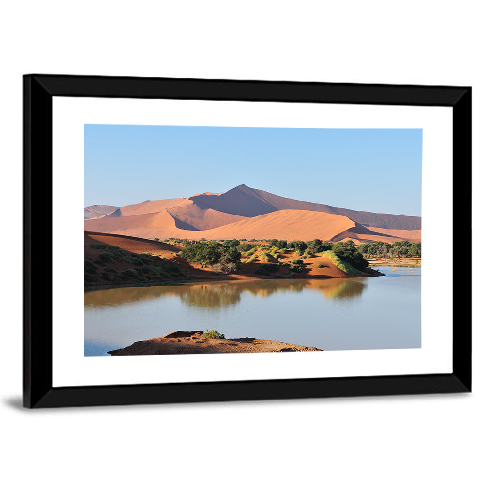 Flooded Sossusvlei Reflection Wall Art