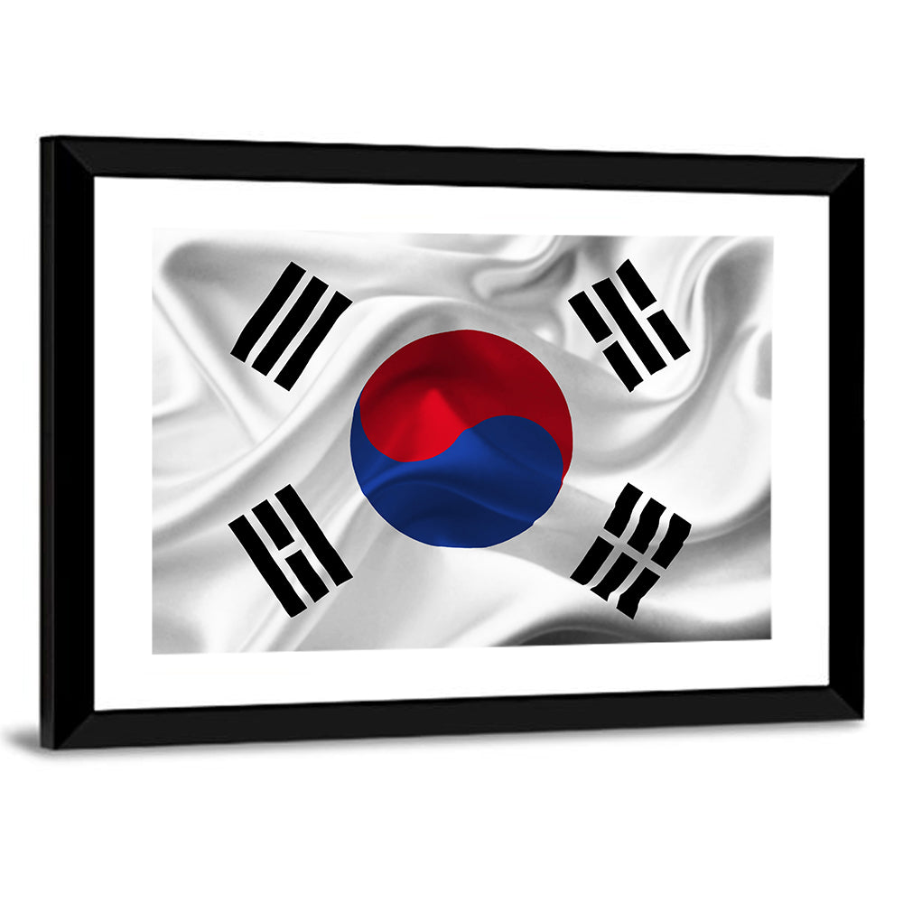 South Korea Taeguk Flag Wall Art