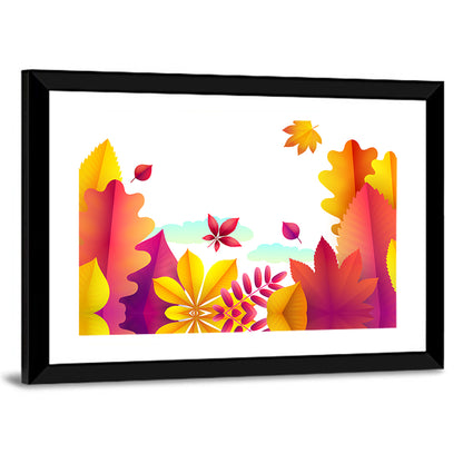 Autumn Template Concept Wall Art