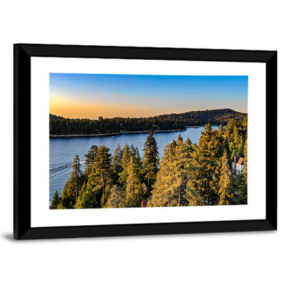 Lake Arrowhead Sunset Wall Art