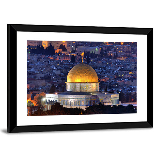 Golden Dome of the Rock, Jerusalem Wall Art